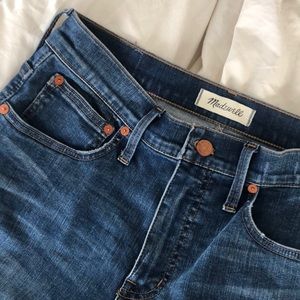 Madewell cali demi boot jeans size 28